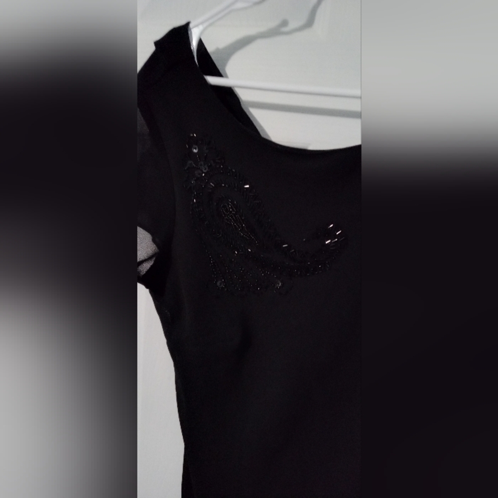 Robbie Bee Black Backless Dress